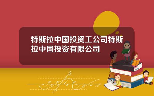 特斯拉中国投资工公司特斯拉中国投资有限公司