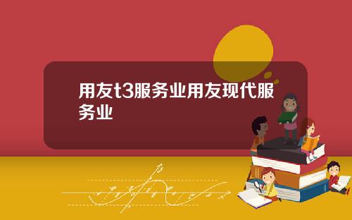 用友t3服务业用友现代服务业