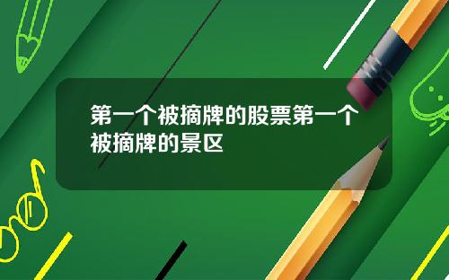 第一个被摘牌的股票第一个被摘牌的景区