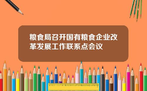 粮食局召开国有粮食企业改革发展工作联系点会议