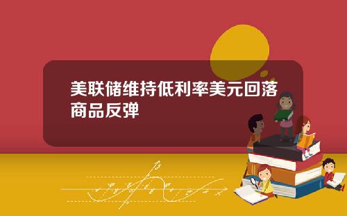 美联储维持低利率美元回落商品反弹