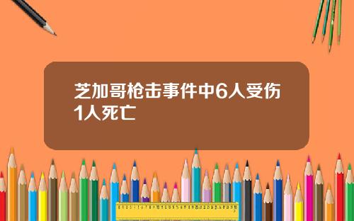 芝加哥枪击事件中6人受伤1人死亡