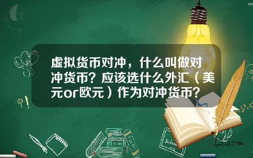 虚拟货币对冲，什么叫做对冲货币？应该选什么外汇（美元or欧元）作为对冲货币？