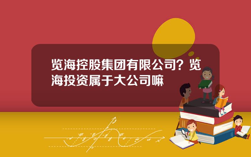 览海控股集团有限公司？览海投资属于大公司嘛